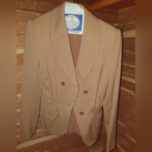 Vintage 40s Bond In California Women's Tan Blazer